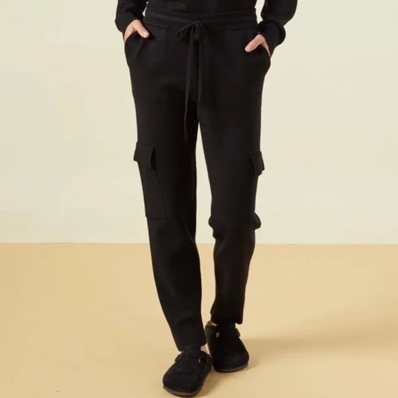 Monrow Black Cargo Joggers xs women’s - Picture 1 of 15